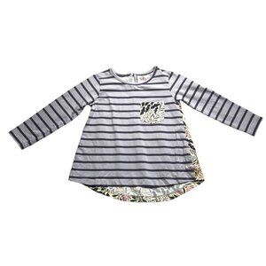 Ruffle Butts Floral Long Sleeve Top Size 5 Years